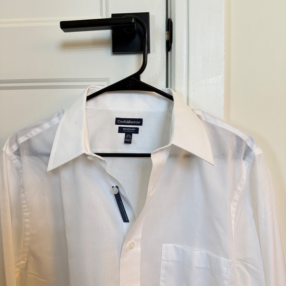 [Croft & Barrow] Men's White Buttondown - Picture 2 of 4